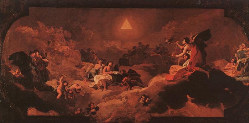 Francisco de Goya The Adoration of the Name of the Lord oil painting image